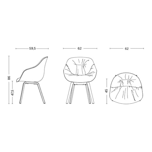 About a Chair AAC 123 Soft Duo Armchair